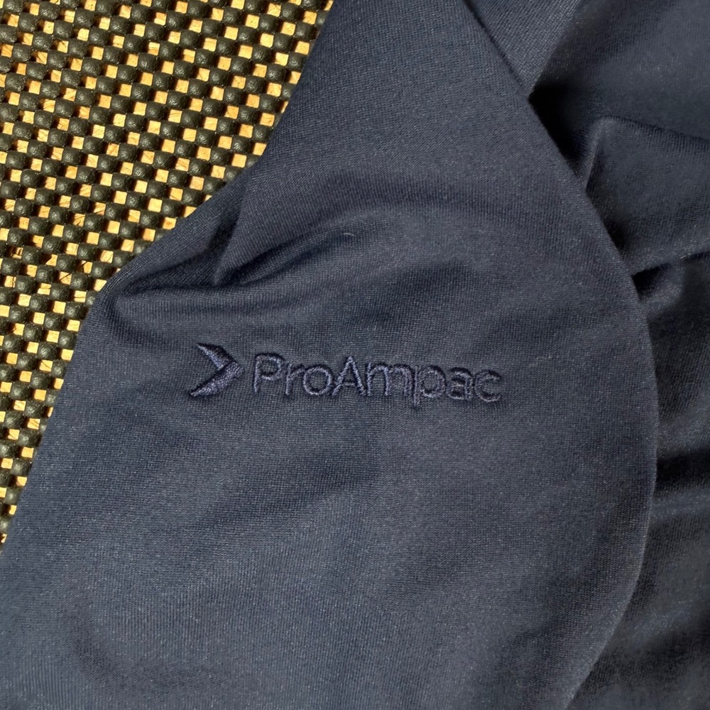 Rhoback Performance Hoodie Women Large Navy Blue Stretch Activewear Pullover - Picture 5 of 7